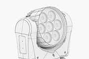 Stage Lighting Collection-14 PCS, an Object 3D Model by akerStudio (Thumbnail 64 of 309)