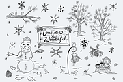 Wonderful Winter Illustrations, a Seasonal Illustration by AJ Doodles (Thumbnail 2 of 18)