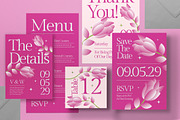 Pink Y2K Wedding Invitation Set, an Invitation Template by graphicook (Thumbnail 3 of 3)