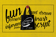 Forever Brush Script, a Script Font by vectalex (Thumbnail 3 of 5)
