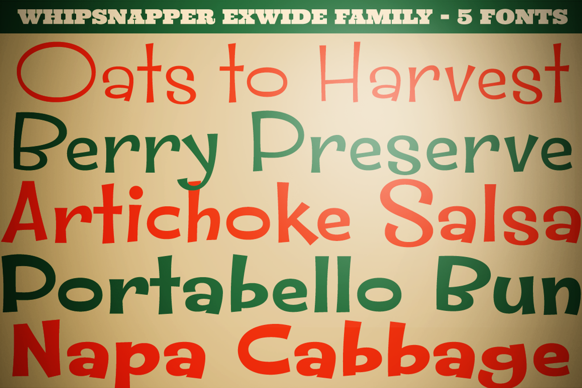 Whipsnapper Extra Wide Family