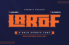 LAROF | Athletic Font