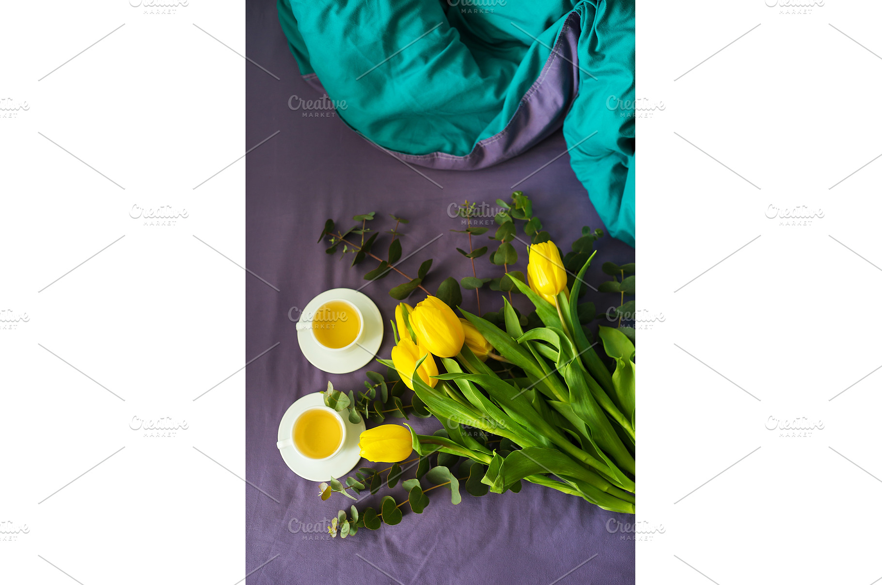 beautiful yellow tulips, a Nature Photo by Artsaba Family