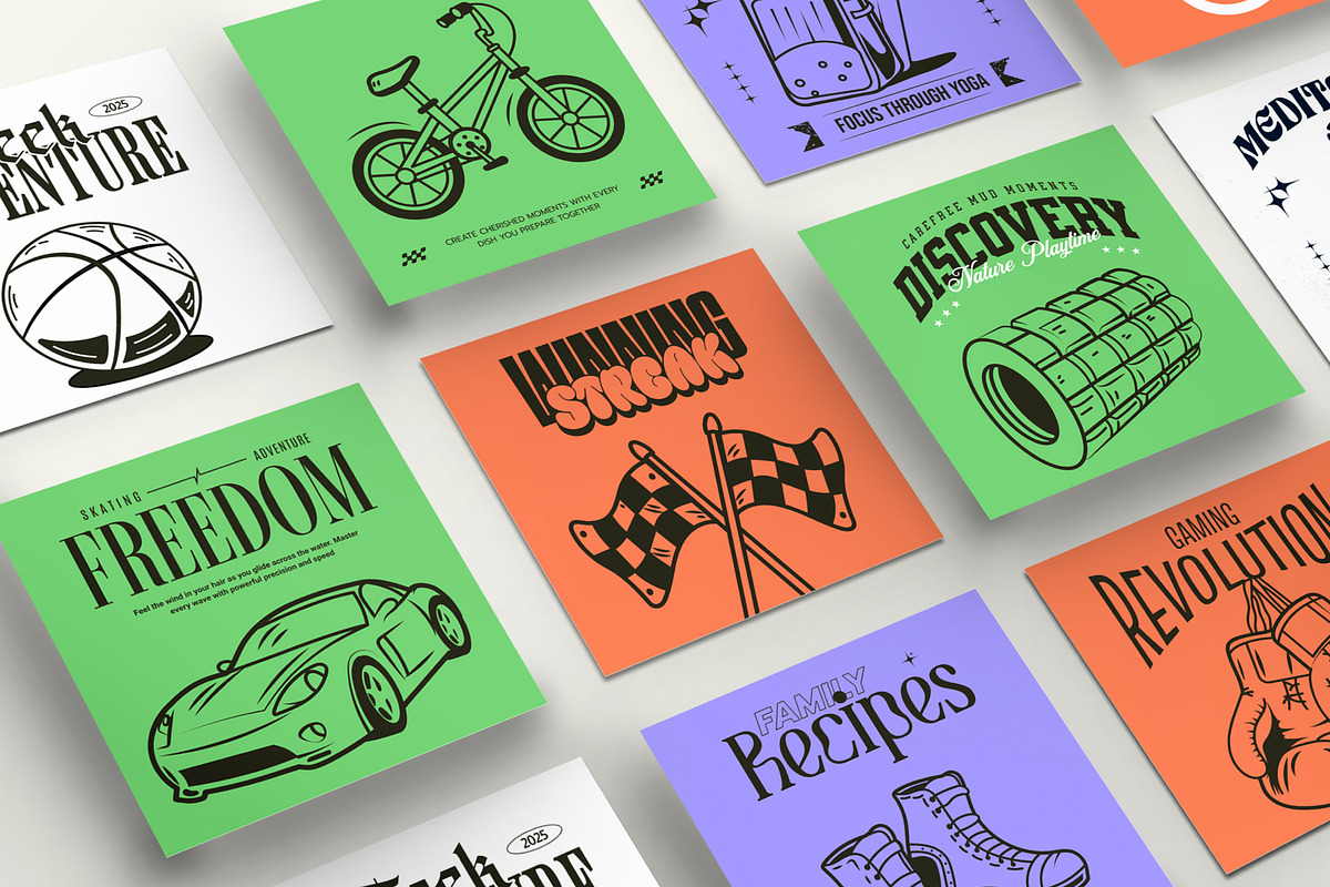 Sports Doodle Icons, an Object Graphic by Brickclay (Photo 4 of 8)