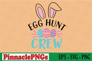 Egg Hunt Crew, a Seasonal Illustration by Pinnacle PNGs