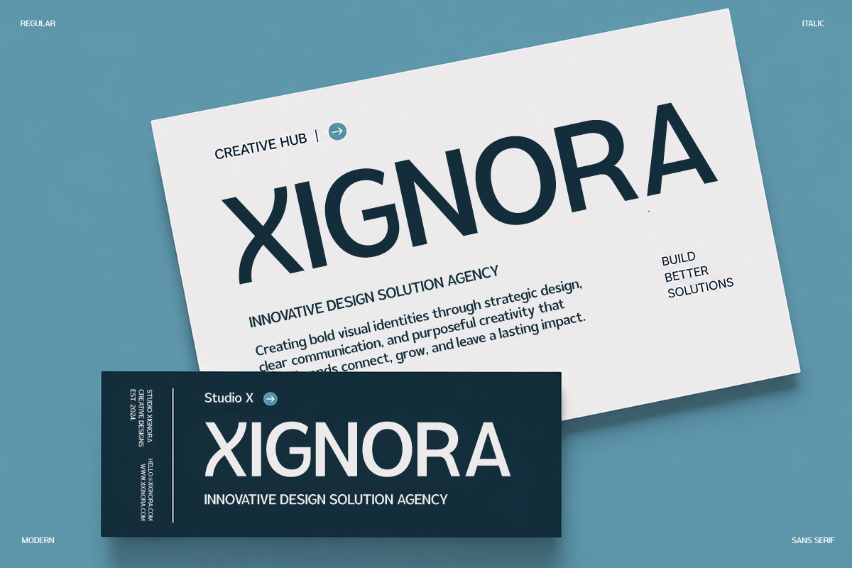 Broxide – Modern Geometric Sans Font, a Sans Serif Font by RagamKata (Photo 9 of 10)