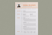 Minimal Resume/CV Template | Word, a Resume Template by HiveArts (Thumbnail 3 of 4)
