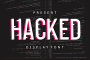 Hacked, a Slab Serif Font by Fourteen Letter (Thumbnail 1 of 6)