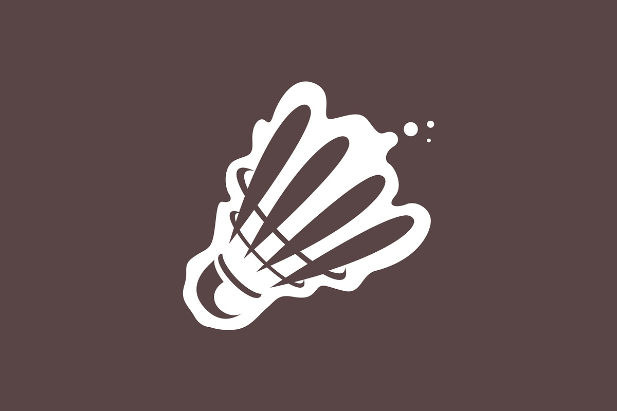 shuttlecock sport badminton logo, a Branding & Logo Template by devastd