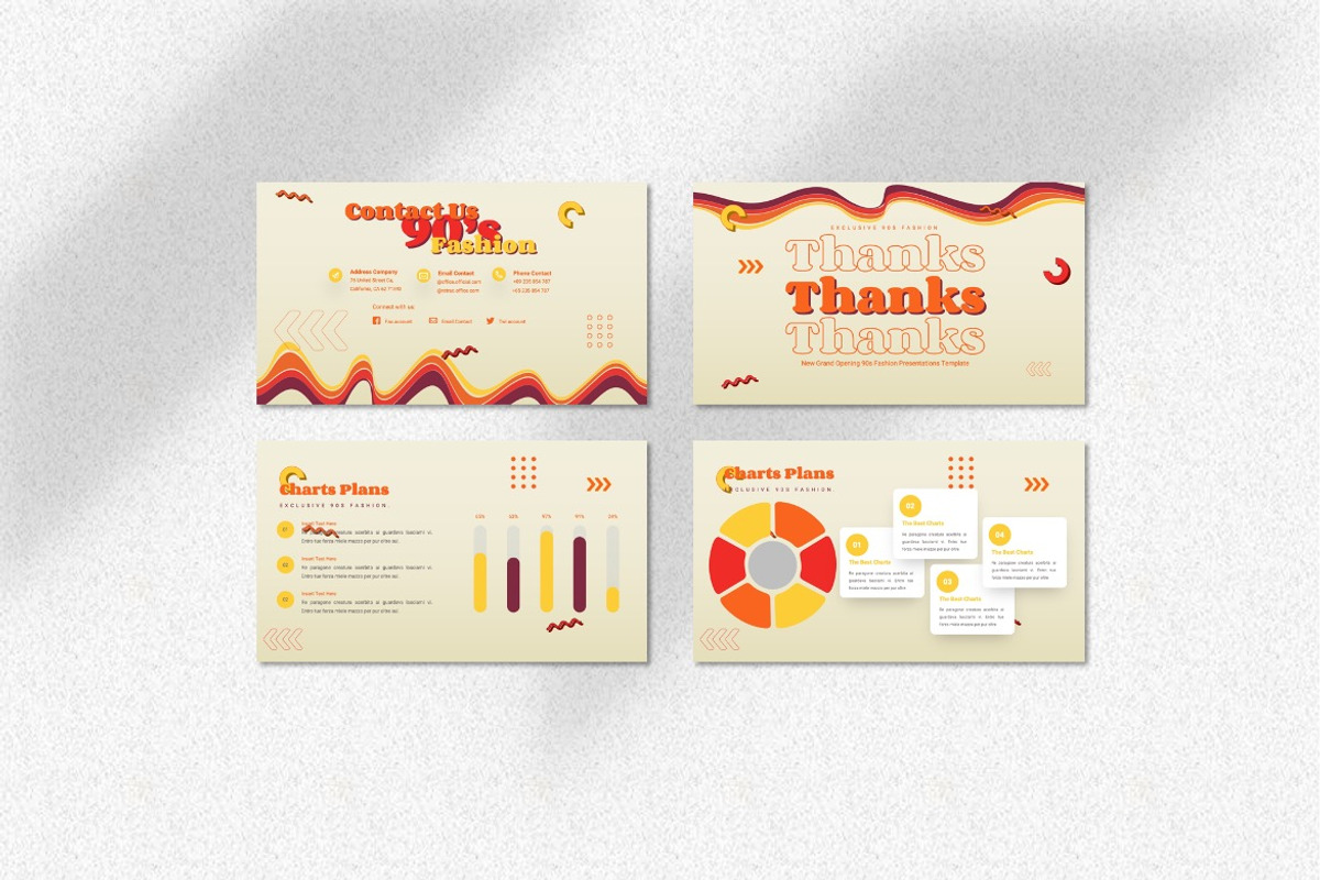 Retrao - Retro 90s Powerpoint, a Presentation Template by Dhabee (Photo 5 of 7)