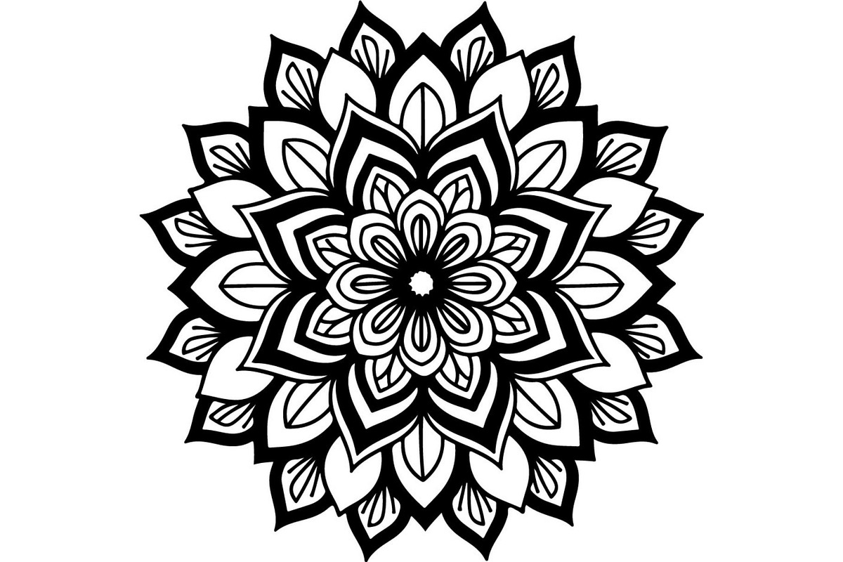 Decorative Mandala Flower, an Object Graphic by Designer_Momina (Photo 17 of 20)