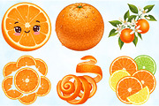 Watercolor Oranges Clipart, an Illustration by Craft Nest (Thumbnail 5 of 6)