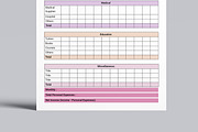 Budget Templates, a Stationery Template by MightyDesign (Thumbnail 5 of 8)