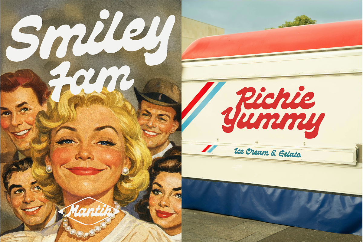 Mantik - Bold Script Font, a Script Font by Pipello Grafik (Photo 4 of 12)