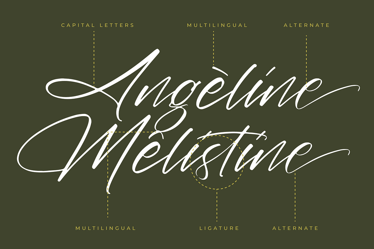 Marie Glachith Beautiful Script Font, a Script Font by Letterena Studios Script (Photo 7 of 15)