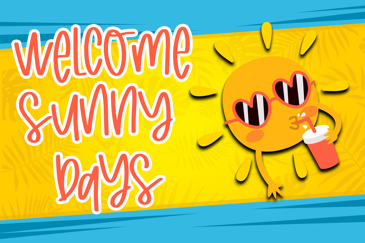Joyfull Summer - Handwritten Font preview 3