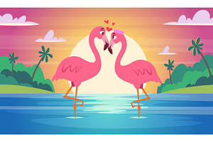 Lovely animals. Valentine day, an Animal Illustration by Onyx