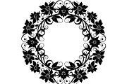 Floral Wreath Frame Bundle, an Object Graphic by Creativeshirt (Thumbnail 16 of 20)