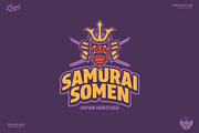 Samurai Somen Logo Template, a Branding & Logo Template by Kreasi Malam (Thumbnail 1 of 11)
