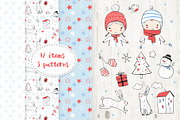 Winter set., an Illustration by Natalia Skripko (Thumbnail 4 of 4)