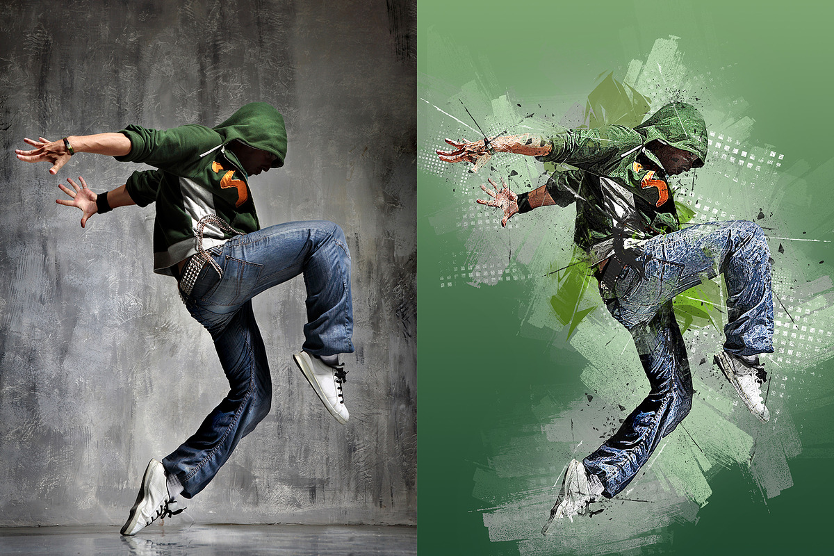Abstract Art Photoshop Action, an Action Add-On by Design Forest (Photo 12 of 12)