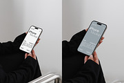 iPhone in Hands Mockup PSD, an iPhone Mockup by Feel This (Thumbnail 3 of 3)