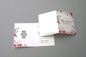 Invitation & Greeting Card Mockups