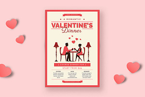 Valentine Dinner Event Flyer