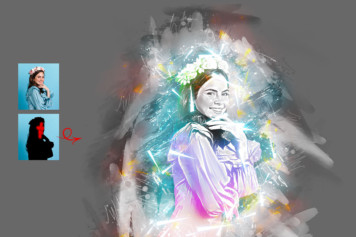 Charcoal Photoshop Action, an Action Add-On by MRI STUDIO (Photo 4 of 19)