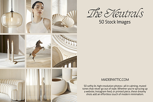 The Neutrals / 50 Soft Stock Images, a Nature Photo by Made by Attic