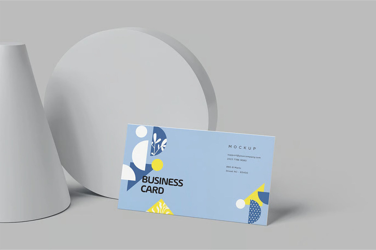 Visiting Card Mockups, an Advertising Mockup by megostudi0 (Photo 2 of 7)