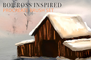 Bob Ross Inspired Procreate Brushes, a Brush Add-On by CC CREATIVE CO (Thumbnail 9 of 14)