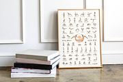 200 Iyengar Yoga Asanas - Yoga Set, a Healthcare Illustration by Franzi draws (Thumbnail 4 of 6)
