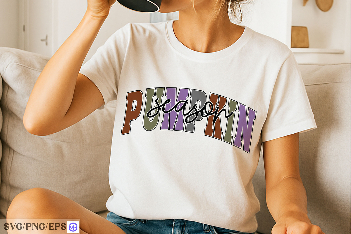 Pumpkin Season Fall SVG PNG Design, a Graphic by mh_arif (Photo 1 of 3)