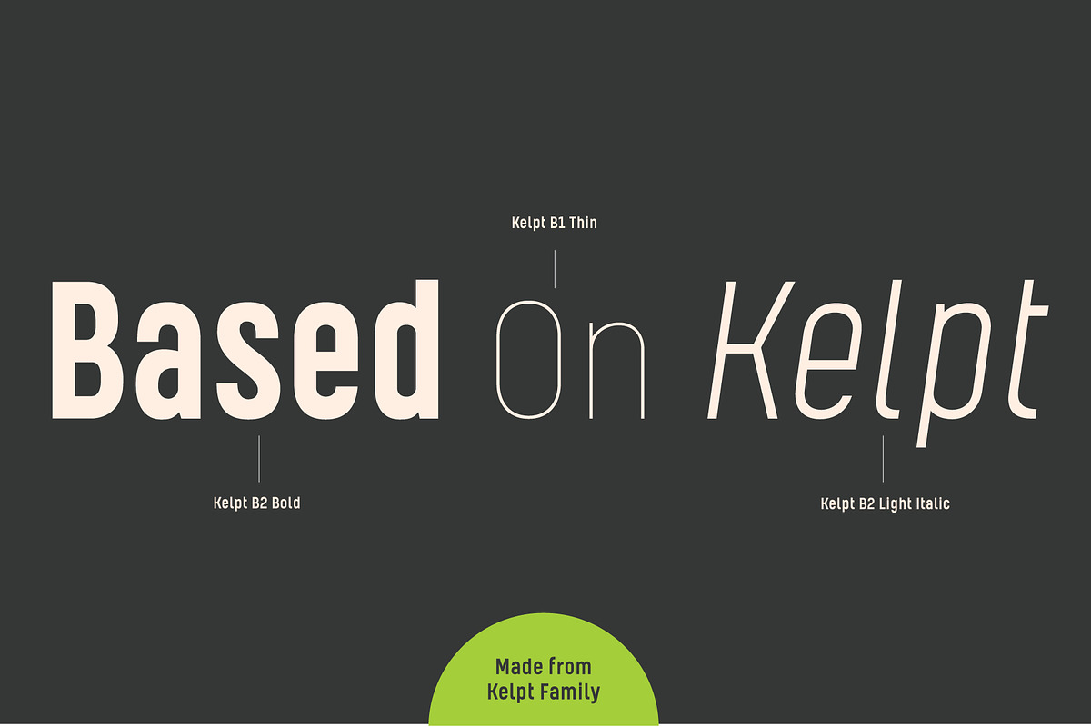 Kelpt Sans, a Sans Serif Font by Typesketchbook Foundry (Photo 3 of 7)