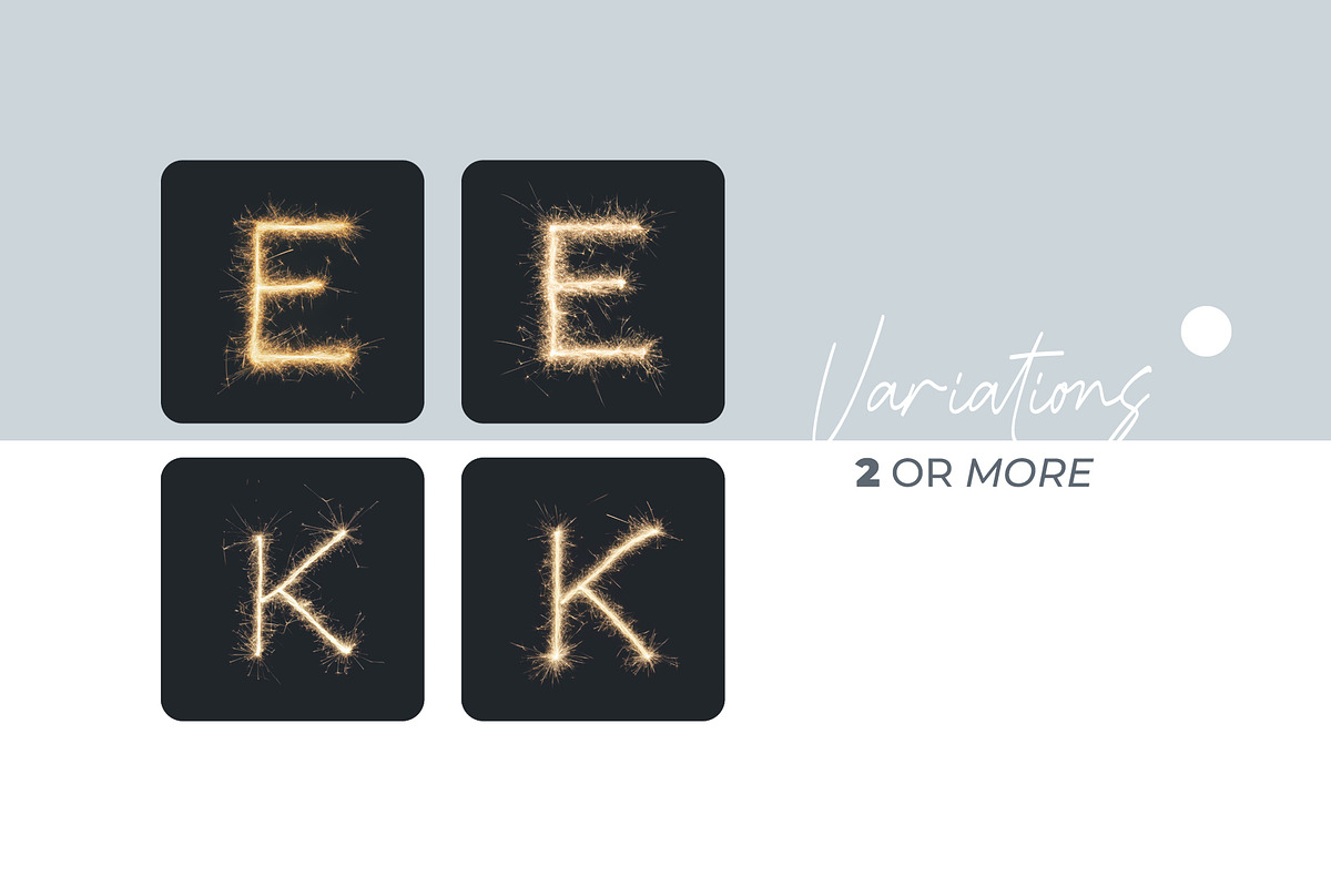 Bengal Sparkling Letters Overlays, a Symbol Font by PhotoSpirit (Photo 2 of 8)
