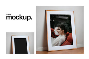 Frame Mockup #98, Wood Portrait, a Print Template by Kzara Visual Concepts