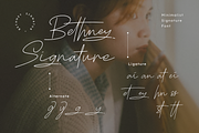 Bethney Signature - Minimalist Font, a Script Font by Masyafi Studio (Thumbnail 4 of 8)