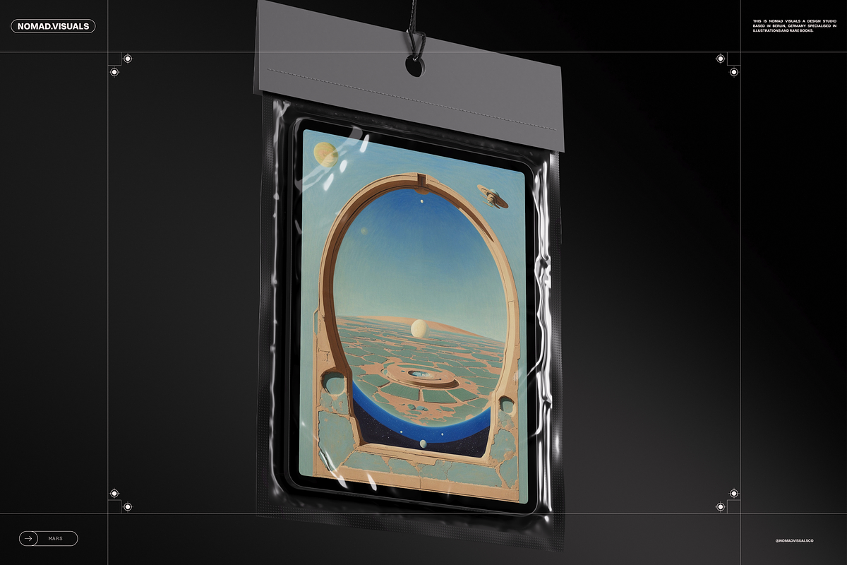 Ancient Mars Illustrations, a Background Graphic by Nomad Visuals (Photo 7 of 15)