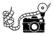 Vintage Camera Film Silhouette, an Object Illustration by yasushie (Thumbnail 26 of 31)