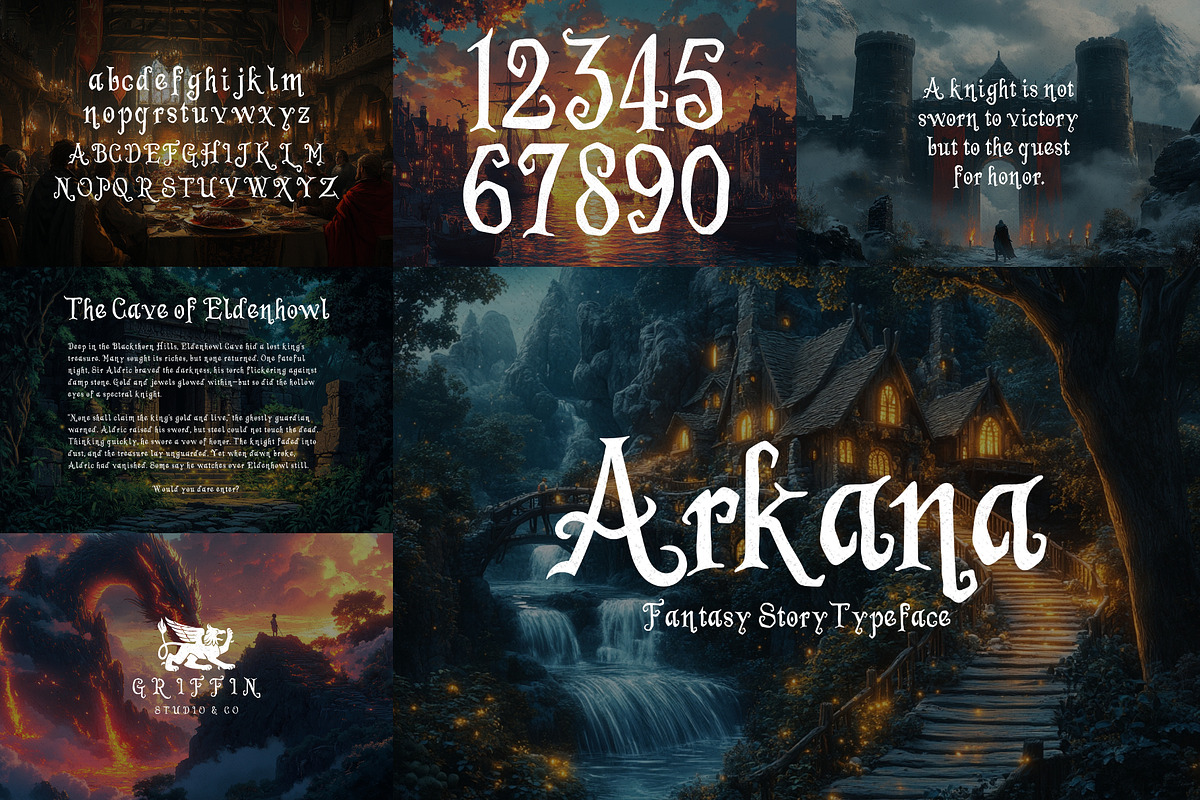 Gothic Font Bundle - 22 Fonts!, a Blackletter Font by HipFonts (Photo 9 of 9)