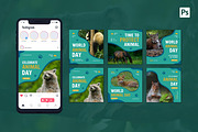 World Animal Day Instagram Post, a Social Media Template by CavenArt (Thumbnail 3 of 5)