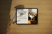 iPad Pro Mockups - Scene Creator, an iPad Mockup by Tahtagraphic (Thumbnail 1 of 16)