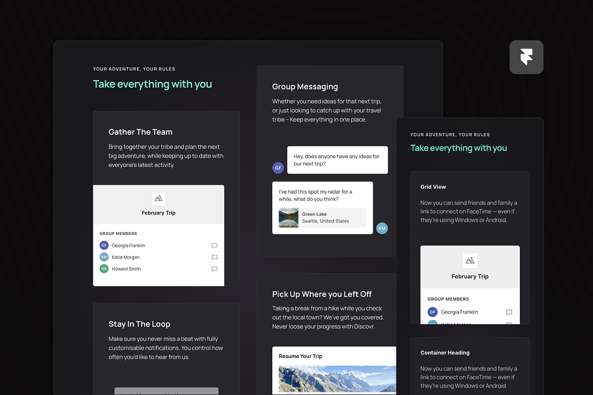 Framer Marketing Template - Midnight, a Landing Page Template by UI Plug (Photo 2 of 4)