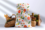 Healthy fresh food seamless patterns, a Pattern Graphic by Good Studio (Thumbnail 5 of 8)