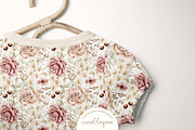 Watercolor Boho Fall Dusty Rose Set, a Decorative Illustration by Carol Lozove (Thumbnail 53 of 74)