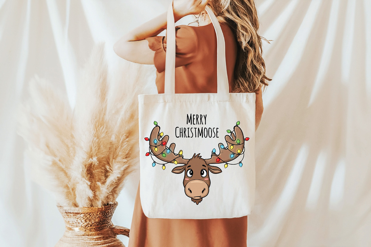 Merry ChristMoose Christmas Sublimat, an Illustration by Libby Wishes (Photo 2 of 5)