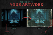 Aged Black Cardboard Textures, a Texture Graphic by Jeff Finley (Thumbnail 4 of 7)