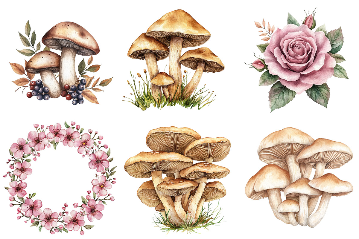 Botanical Forest Wildflower, an Illustration by CitraGraphics (Photo 3 of 5)
