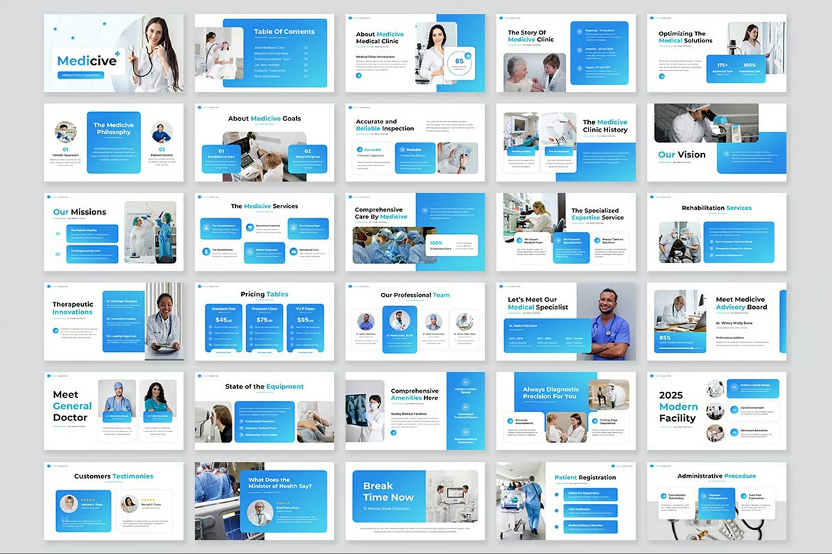 Medical Clinic Powerpoint Templates, a Presentation Template by Fit-tee (Photo 2 of 11)